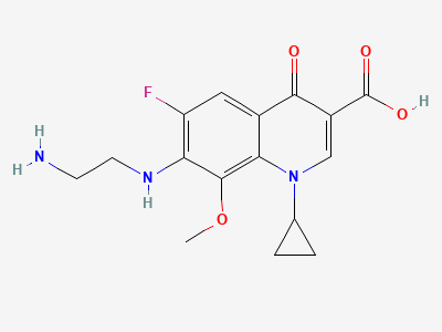 Gatifloxacin Despropylene Impurity Structure