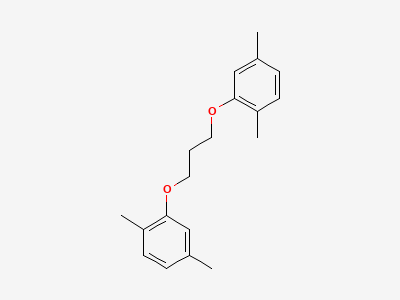 1,1'-[propane-1,3-diylbis(oxy)]bis(2,5-dimethylbenzene) Structure