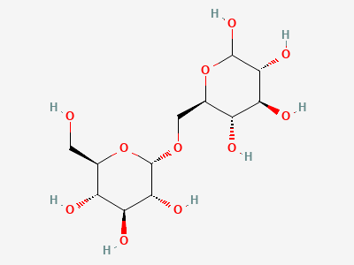 6-O-α-D-glucopyranosyl-D-glucopyranose (isomaltose) Structure