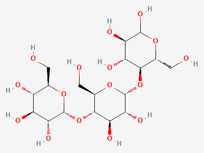 α-D-glucopyranosyl-(1→4)-α-D-glucopyranosyl-(1→4)-D-glucopyranose (maltotriose) Structure