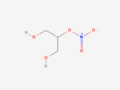 2-hydroxy-1-(hydroxymethyl)ethyl nitrate Structure