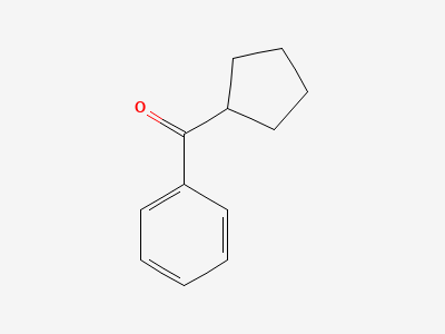 Cyclopentylphenylmethanone Structure