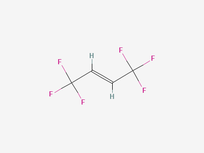 (E)-1,1,1,4,4,4-hexafluorobut-2-ene Structure