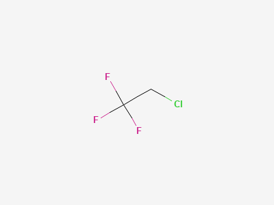 2-chloro-1,1,1-trifluoroethane Structure