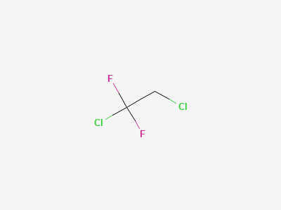 1,2-dichloro-1,1-difluoroethane Structure