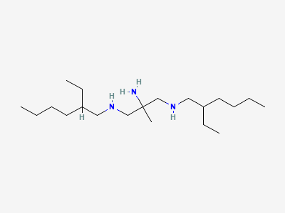 N1,N3-bis(2-ethylhexyl)-2-methylpropane-1,2,3-triamine (triamine) Structure