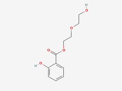 2-(2-hydroxyethoxy)ethyl 2-hydroxybenzoate Structure