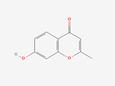 7-hydroxy-2-methyl-4H-1-benzopyran-4-one Structure