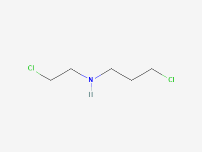 3-chloro-N-(2-chloroethyl)propan-1-amine Structure