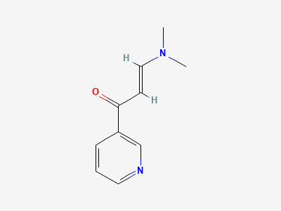 (2E)-3-(dimethylamino)-1-(pyridin-3-yl)prop-2-en-1-one Structure