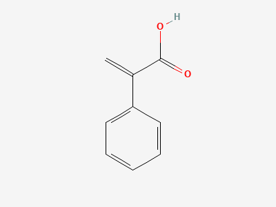 2-phenylpropenoic acid (atropic acid) Structure
