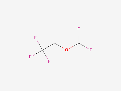 2-(difluoromethoxy)-1,1,1-trifluoroethane Structure