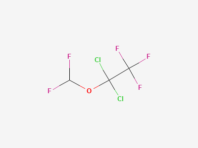 1,1-dichloro-1-(difluoromethoxy)-2,2,2-trifluoroethane Structure