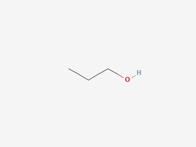 Propan-1-ol (n-propanol) Structure