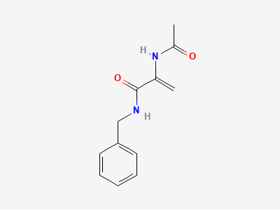2-acetamido-N-benzylprop-2-enamide Structure