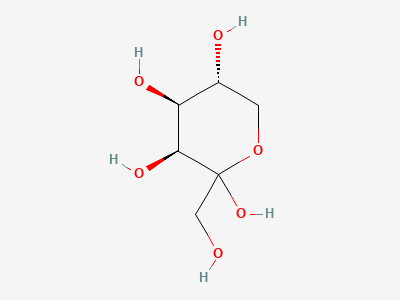 D-lyxo-hex-2-ulopyranose (tagatose) Structure