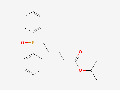 Propan-2-yl 5-(diphenylphosphoryl)pentanoate Structure