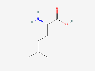 (2S)-2-amino-5-methylhexanoic acid (5-methylnorleucine) Structure