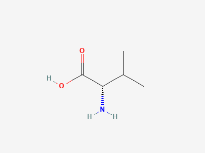 (2S)-2-amino-3-methylbutanoic acid (valine) Structure