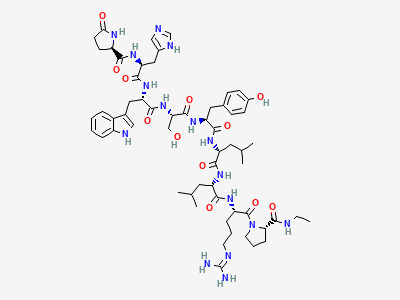[1-(5-oxo-D-proline)]leuprorelin Structure