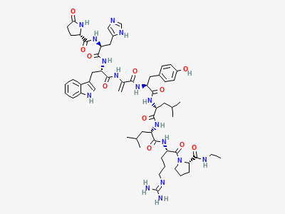 [4-dehydroalanine]leuprorelin Structure