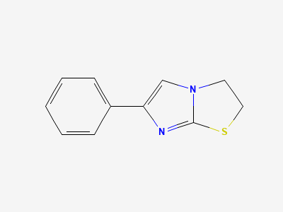 6-phenyl-2,3-dihydroimidazo[2,1-b]thiazole Structure