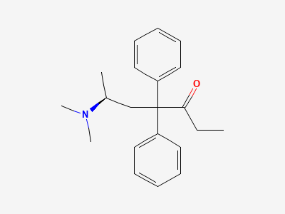 (6S)-6-(dimethylamino)-4,4-diphenylheptan-3-one Structure