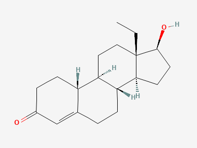 13-ethyl-17β-hydroxygon-4-en-3-one (18-methylnandrolone) Structure