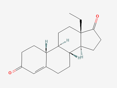 13-ethylgon-4-ene-3,17-dione (levodione) Structure