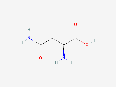 (2S)-2,4-diamino-4-oxobutanoic acid (asparagine) Structure