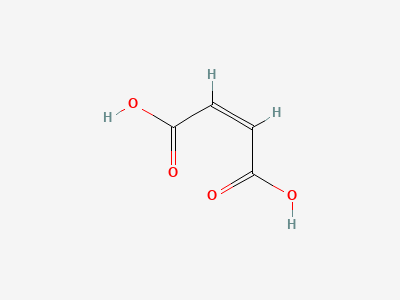 (Z)-butenedioic acid (maleic acid) Structure