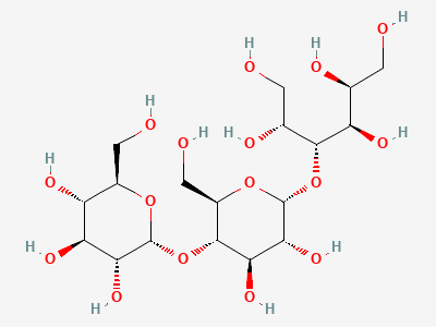 α-D-glucopyranosyl-(1→4)-α-D-glucopyranosyl-(1→4)-D-glucitol (maltotriitol) Structure