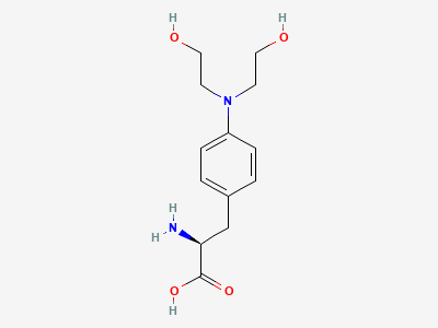 4-[bis(2-hydroxyethyl)amino]-L-phenylalanine Structure