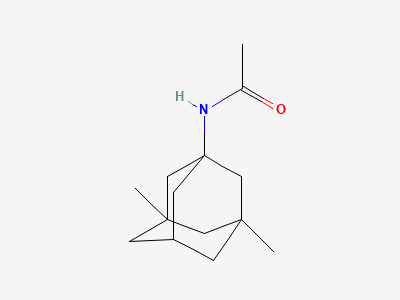 Memantine Acetamido Impurity Structure
