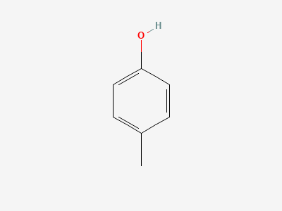4-methylphenol (p-cresol) Structure