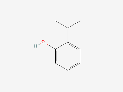 2-(1-methylethyl)phenol Structure