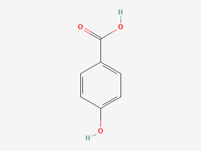 4-hydroxybenzoic acid Structure