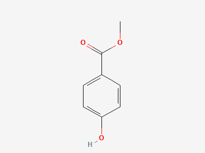 Methyl 4-hydroxybenzoate (methyl parahydroxybenzoate) Structure