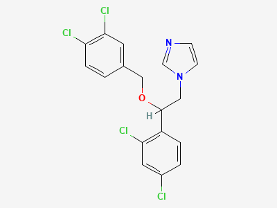 1-[(2RS)-2-(2,4-dichlorophenyl)-2-[[(3,4-dichlorophenyl)methyl]oxy]ethyl]-1H-imidazole Structure