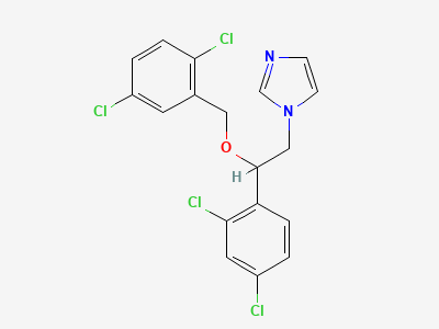 1-[(2RS)-2-(2,4-dichlorophenyl)-2-[[(2,5-dichlorophenyl)methyl]oxy]ethyl]-1H-imidazole Structure