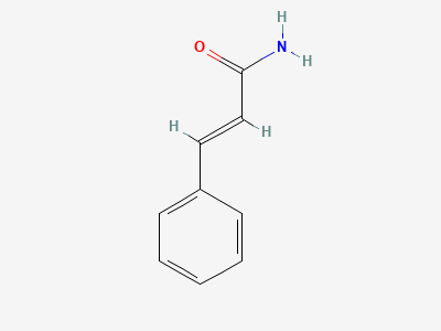 (E)-3-phenylprop-2-enamide (cinnamamide) Structure