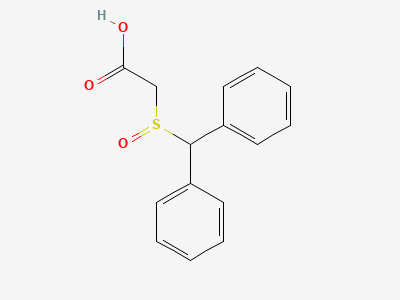 Modafinil Acid Impurity - 1 Structure