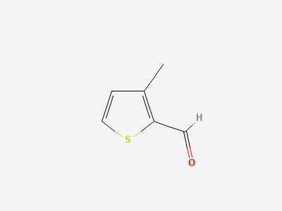 3-methylthiophene-2-carbaldehyde Structure