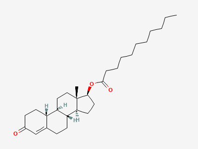 3-oxoestr-4-en-17β-yl undecanoate Structure
