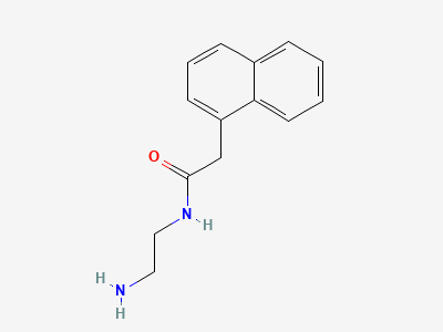 N-(2-aminoethyl)-2-(naphthalen-1-yl)acetamide (naphthylacetylethylenediamine) Structure