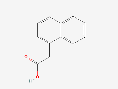 (naphthalen-1-yl)acetic acid (1-naphthylacetic acid) Structure