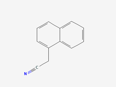 (naphthalen-1-yl)acetonitrile (1-naphthylacetonitrile) Structure