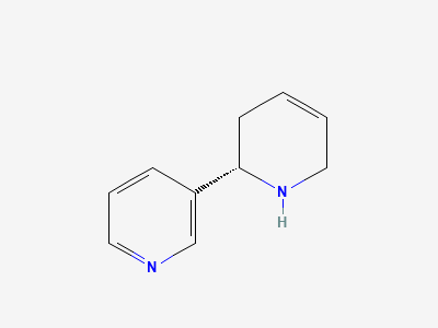 (2S)-1,2,3,6-tetrahydro-2,3'-bipyridine (anatabine) Structure