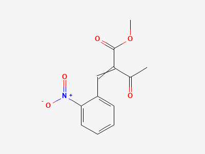 Methyl 2-(2-nitrobenzylidene)-3-oxobutanoate Structure