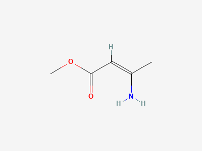 Methyl 3-aminobut-2-enoate Structure